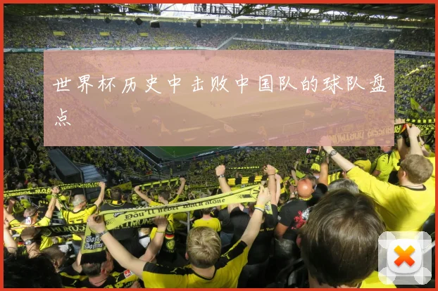 世界杯历史中击败中国队的球队盘点